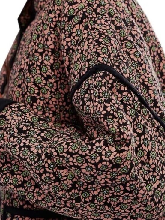 Free People Chloe Floral Jacket NWT sz L - shipping incl - Picture 3 of 16